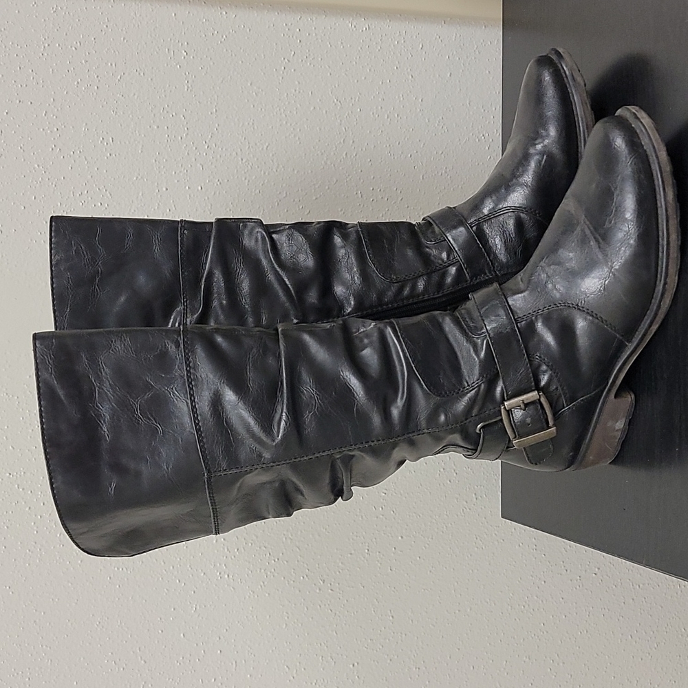 Baretrap Women's Knee High Wide Calf Boots 8